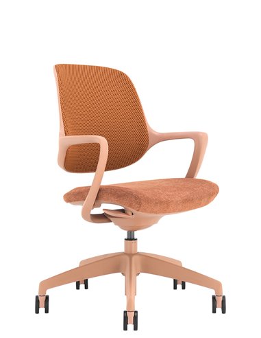 Кресло KRESLALUX NIRO-D39 MOCHA PEACH, для посетителя
