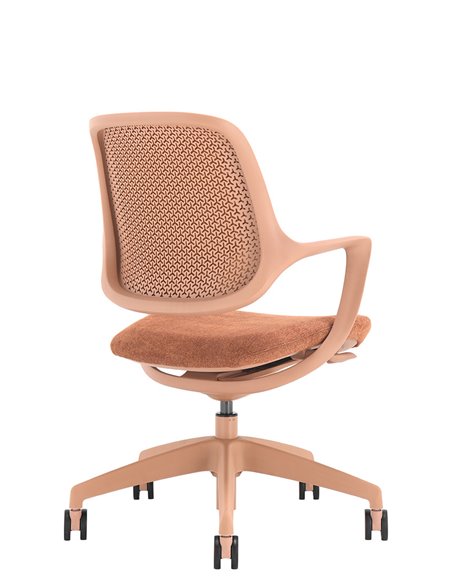 Кресло KRESLALUX NIRO-D39 MOCHA PEACH, для посетителя