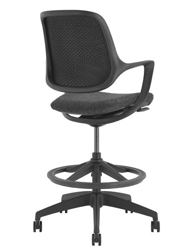 Барное кресло KRESLALUX BARSTOOL NIRO-D01 BLACK