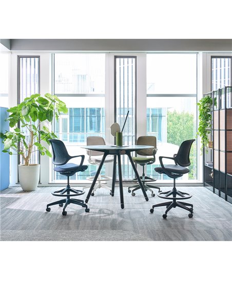 Барное кресло KRESLALUX BARSTOOL NIRO-D01 BLACK