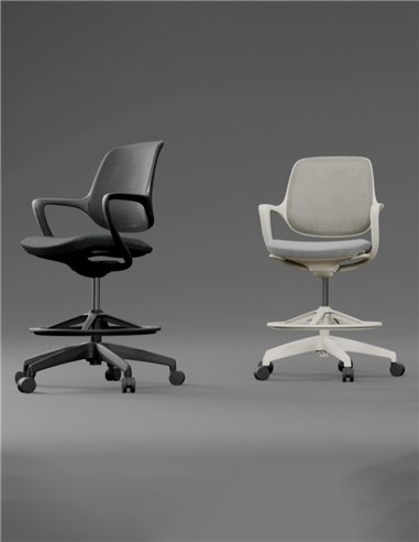 Барное кресло KRESLALUX BARSTOOL NIRO-D01 BLACK