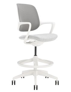 Барное кресло KRESLALUX BARSTOOL NIRO-D02 WHITE