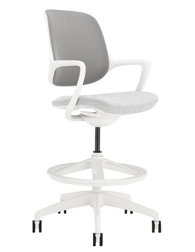 Барное кресло KRESLALUX BARSTOOL NIRO-D02 WHITE