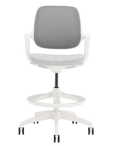 Барное кресло KRESLALUX BARSTOOL NIRO-D02 WHITE