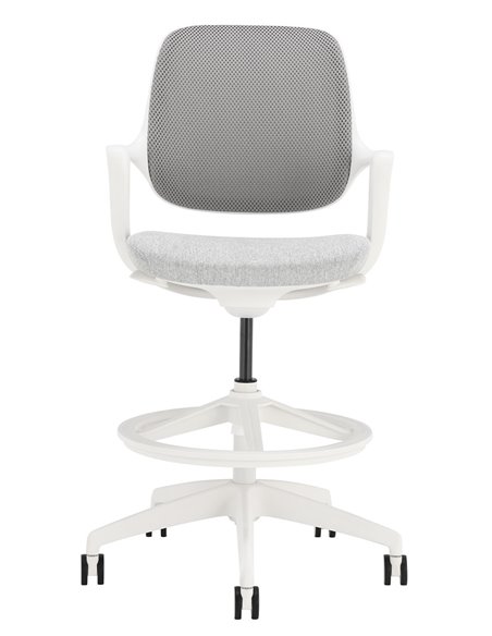 Барное кресло KRESLALUX BARSTOOL NIRO-D02 WHITE