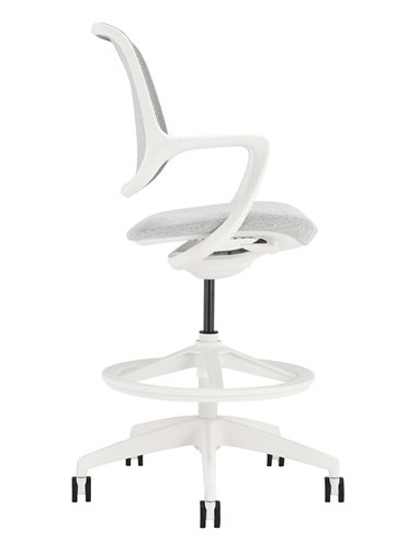 Барное кресло KRESLALUX BARSTOOL NIRO-D02 WHITE