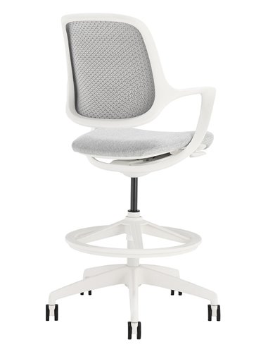 Барное кресло KRESLALUX BARSTOOL NIRO-D02 WHITE