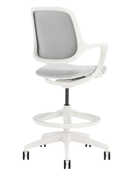 Барное кресло KRESLALUX BARSTOOL NIRO-D02 WHITE
