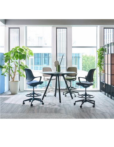 Барное кресло KRESLALUX BARSTOOL NIRO-D02 WHITE