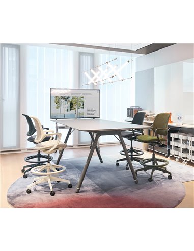 Барное кресло KRESLALUX BARSTOOL NIRO-D02 WHITE