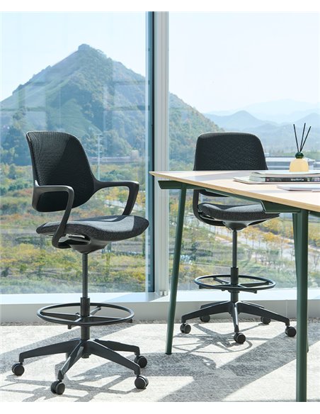 Барное кресло KRESLALUX BARSTOOL NIRO-D02 WHITE
