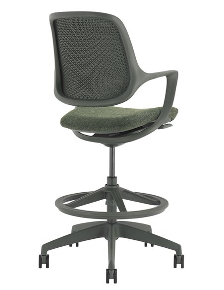 Барное кресло KRESLALUX BARSTOOL NIRO-D34 GREEN