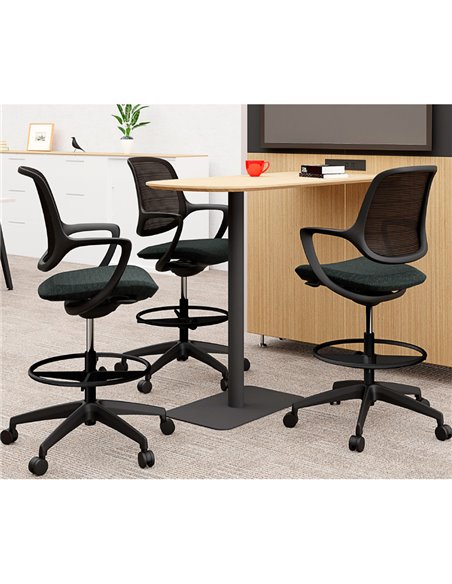 Барне крісло KRESLALUX BARSTOOL NIRO-D34 GREEN