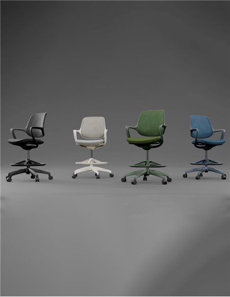 Барне крісло KRESLALUX BARSTOOL NIRO-D34 GREEN