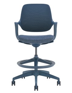 Барное кресло KRESLALUX BARSTOOL NIRO-D36 BLUE 2