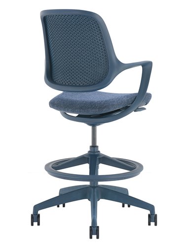 Барное кресло KRESLALUX BARSTOOL NIRO-D36 BLUE