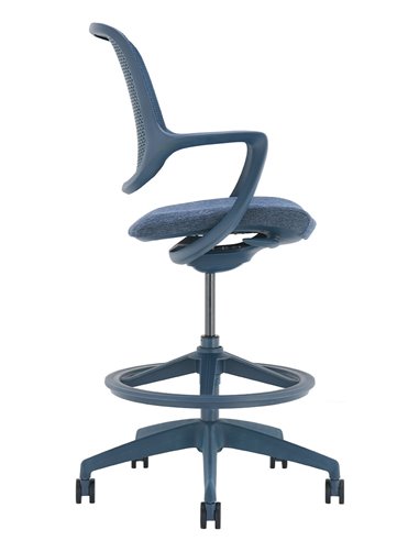 Барное кресло KRESLALUX BARSTOOL NIRO-D36 BLUE