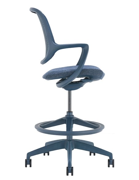 Барное кресло KRESLALUX BARSTOOL NIRO-D36 BLUE