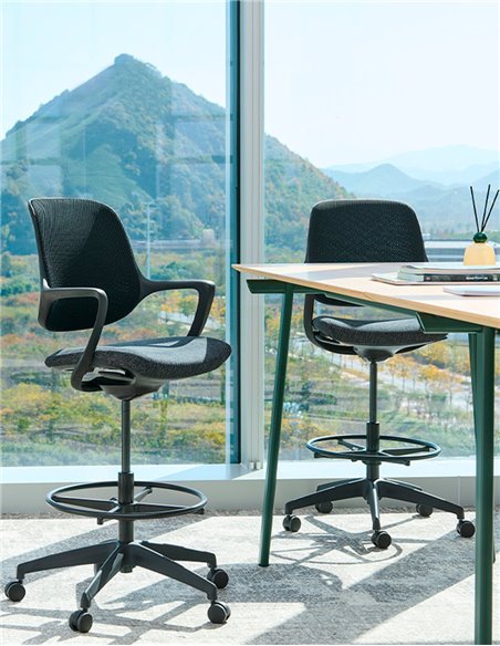 Барное кресло KRESLALUX BARSTOOL NIRO-D36 BLUE