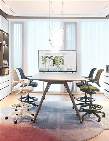 Барное кресло KRESLALUX BARSTOOL NIRO-D36 BLUE