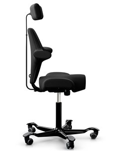Кресло HAG CAPISCO 8107 ALL BLACK, эргономичное 2