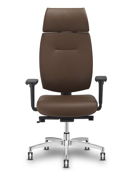 Крісло SITLAND FRESH, для керівника, шкіряне