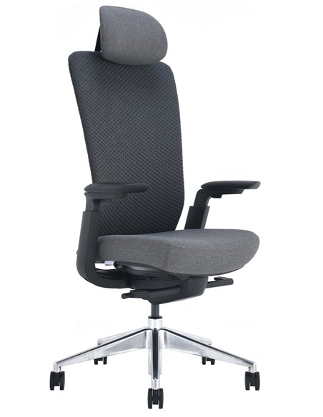 Крісло KRESLALUX NEZA BLACK/GREY