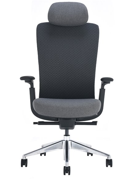 Кресло KRESLALUX NEZA BLACK/GREY