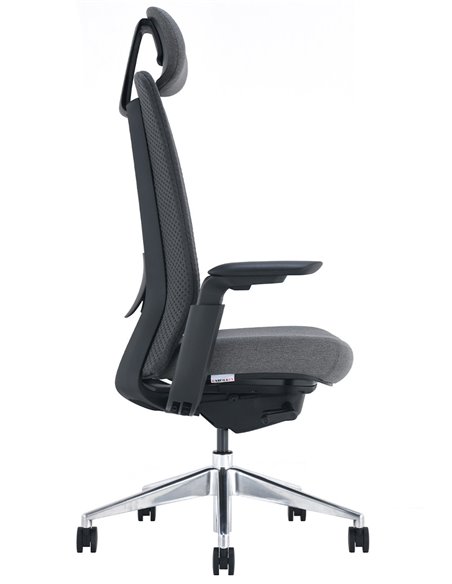 Кресло KRESLALUX NEZA BLACK/GREY