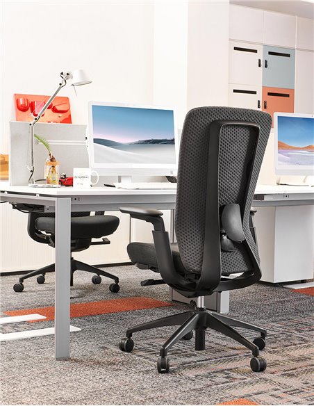 Кресло KRESLALUX NEZA BLACK/GREY