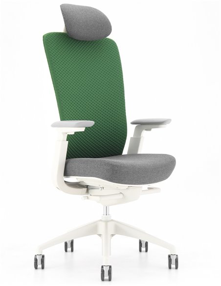 Кресло KRESLALUX NEZA GREEN/GREY