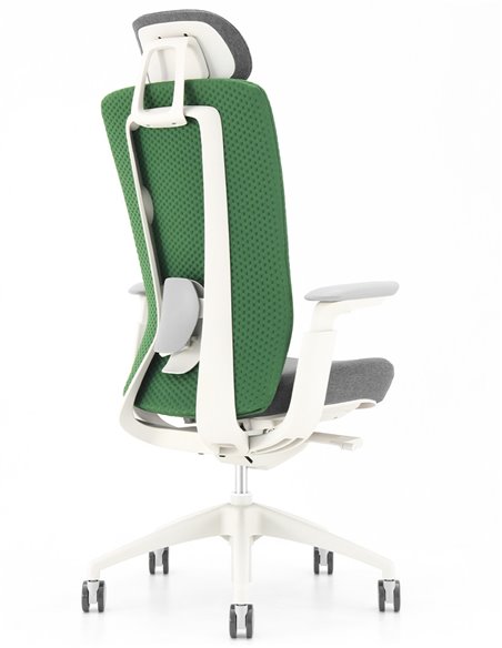 Крісло KRESLALUX NEZA GREEN/GREY