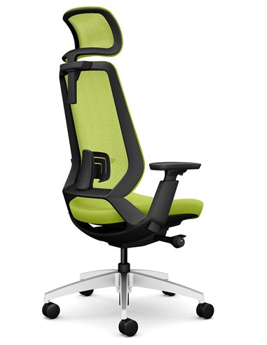 Кресло OKAMURA ABILIS CB LIME GREEN для оператора