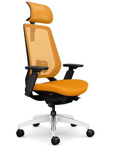 Кресло OKAMURA ABILIS CB ORANGE для оператора