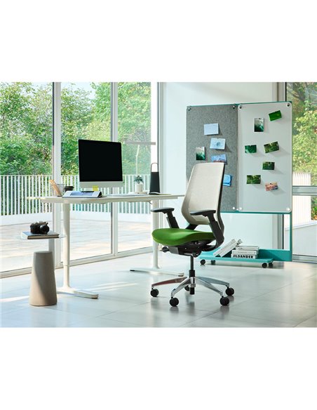 Кресло OKAMURA ABILIS CB ORANGE для оператора