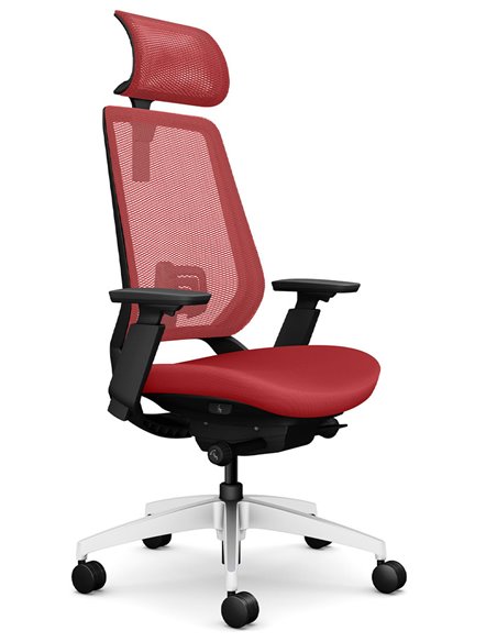 Кресло OKAMURA ABILIS CB RED для оператора