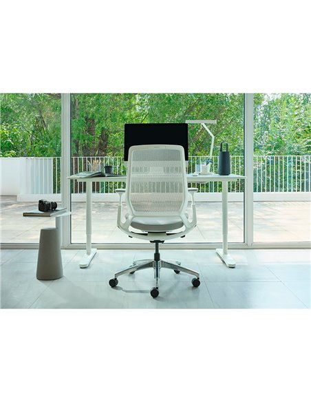 Кресло OKAMURA ABILIS FB LIGHT GREY для оператора