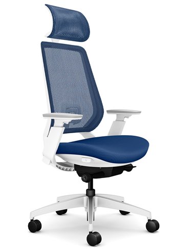 Крісло OKAMURA ABILIS FB MEDIUM BLUE для оператора