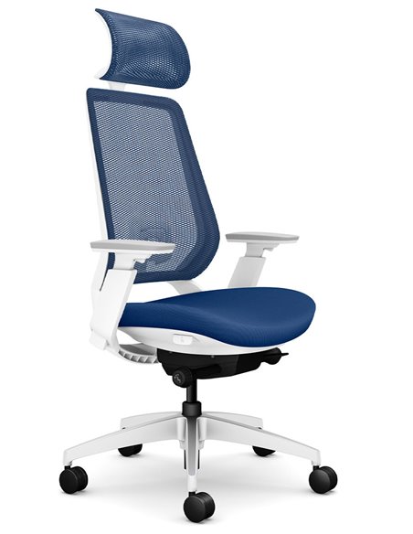 Кресло OKAMURA ABILIS FB MEDIUM BLUE для оператора