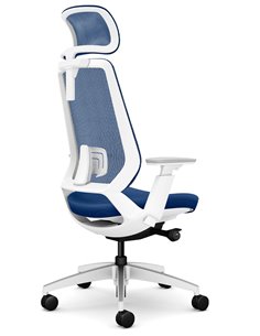 Кресло OKAMURA ABILIS FB MEDIUM BLUE для оператора 2