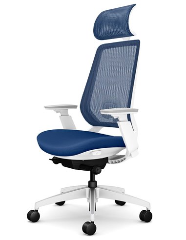 Кресло OKAMURA ABILIS FB MEDIUM BLUE для оператора