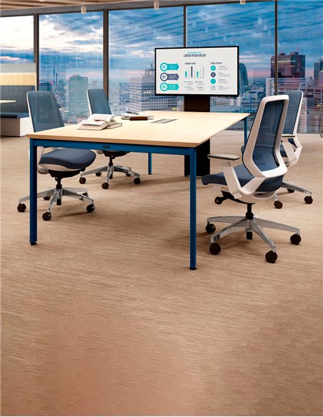 Кресло OKAMURA ABILIS FB MEDIUM BLUE для оператора