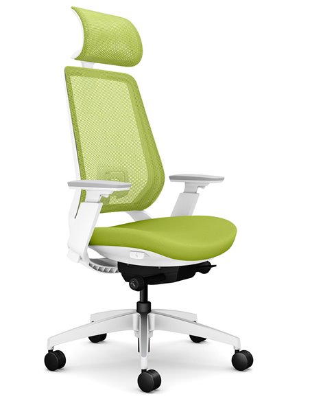 Крісло OKAMURA ABILIS FB LIME GREEN для оператора