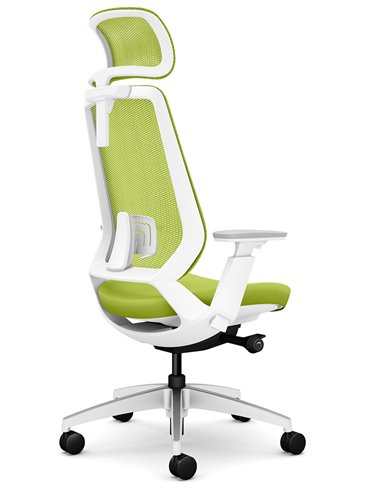 Кресло OKAMURA ABILIS FB LIME GREEN для оператора