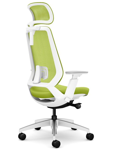 Крісло OKAMURA ABILIS FB LIME GREEN для оператора