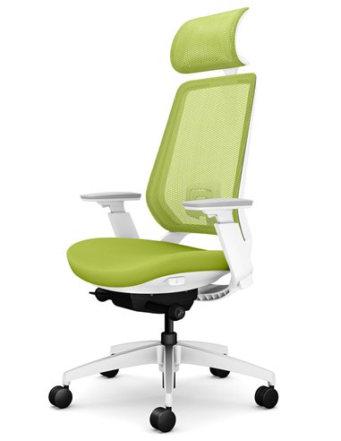 Кресло OKAMURA ABILIS FB LIME GREEN для оператора