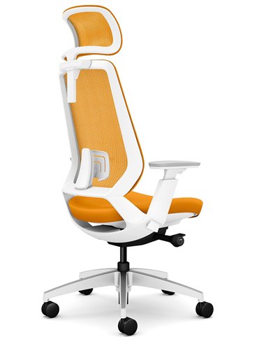 Кресло OKAMURA ABILIS FB ORANGE для оператора
