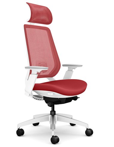 Кресло OKAMURA ABILIS FB RED для оператора