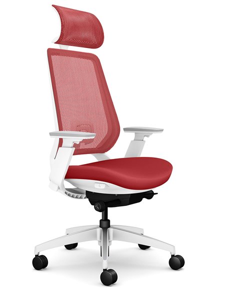 Кресло OKAMURA ABILIS FB RED для оператора