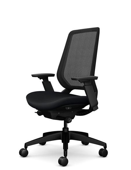 Кресло OKAMURA ABILIS CF ALL BLACK для оператора